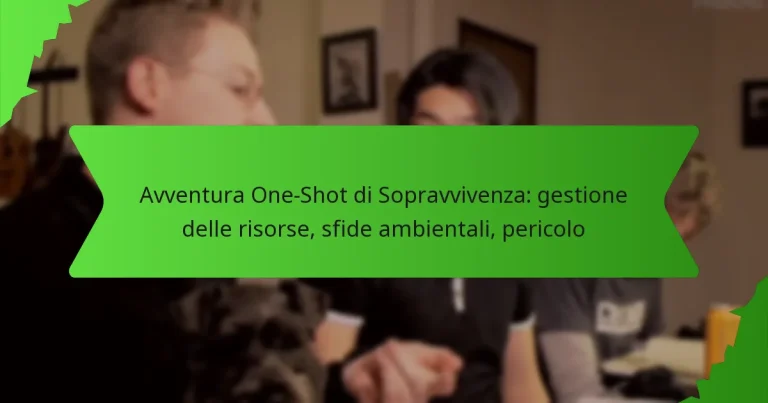 Avventura One-Shot di Sopravvivenza: gestione delle risorse, sfide ambientali, pericolo