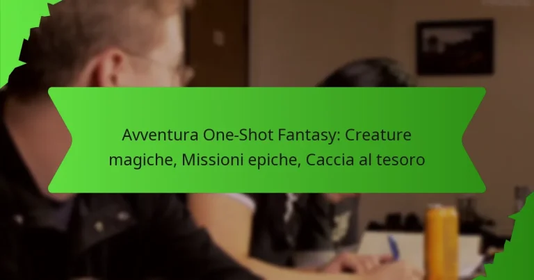 Avventura One-Shot Fantasy: Creature magiche, Missioni epiche, Caccia al tesoro