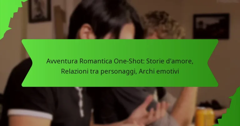 Avventura Romantica One-Shot: Storie d’amore, Relazioni tra personaggi, Archi emotivi